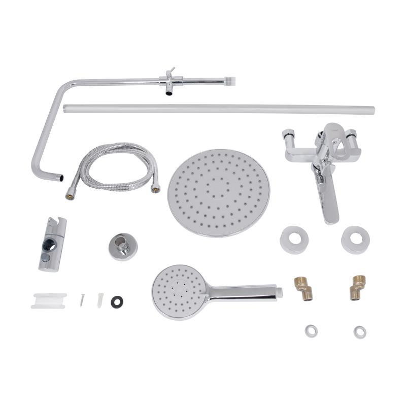 Душова система універсальна Lidz Latwa 1031 на три споживачі (з виливом) (k35) Chrome LDLAT1031CRM48993 Київ - фото 8