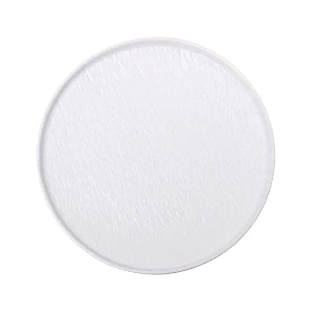 Плоская белая фарфоровая тарелка 25 см Киев - изображение 3