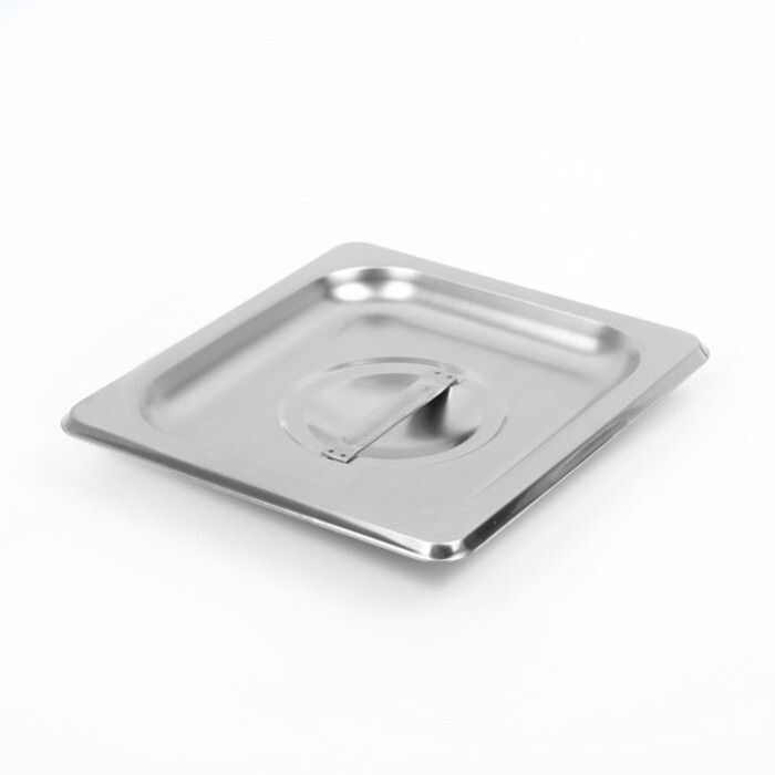 КРИШКА GN 2/3 З НЕРЖАВІЮЧОЇ СТАЛІ 36 Х 33 СМ (ШТ) 6503 ABA-OPT Одеса - фото 1