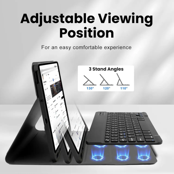 Чохол-клавіатура для Samsung Galaxy Tab S6 Lite 2024/2022/2020 10.4", Bluetooth, зі знімною клавіатурою та тримачем S-Pen Київ
