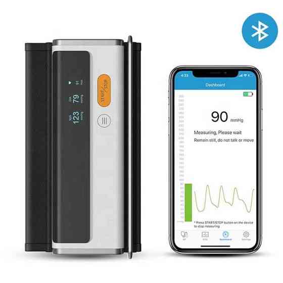 Монітор артеріального тиску / тонометр Wellue Armfit Plus + ЕКГ BP2 Луцк