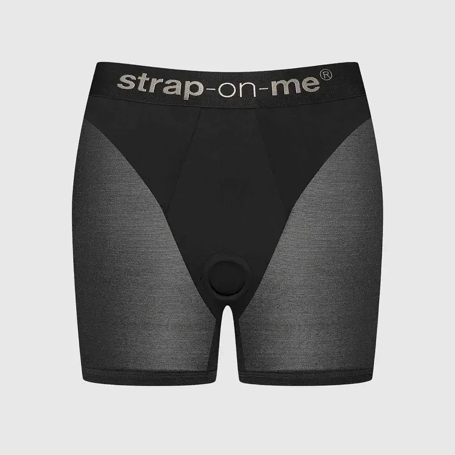 Шорты с фиксацией дилдо Strap-On-Me Harness Lingerie Halo - L - Black Львов - изображение 1