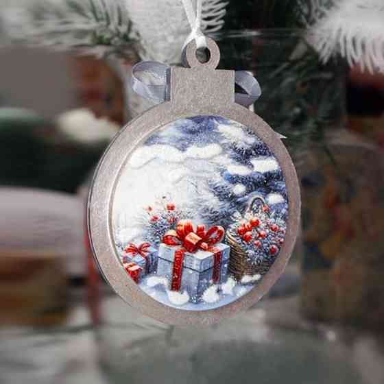 Творчий набір для створення 3-х ялинкових прикрас "Winter Forest" FDCKW-052 Вінниця