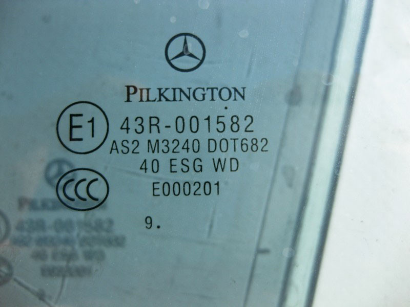 Mercedes-Benz  A2047250110 43R-001582 Скло передніх лівих дверей C-Class W204 до рестайлу Одеса - фото 2