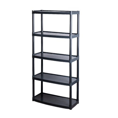 Стелаж універсальний на 5 секцій 82*37*180см пластик граніт Алеана Житомир - изображение 1