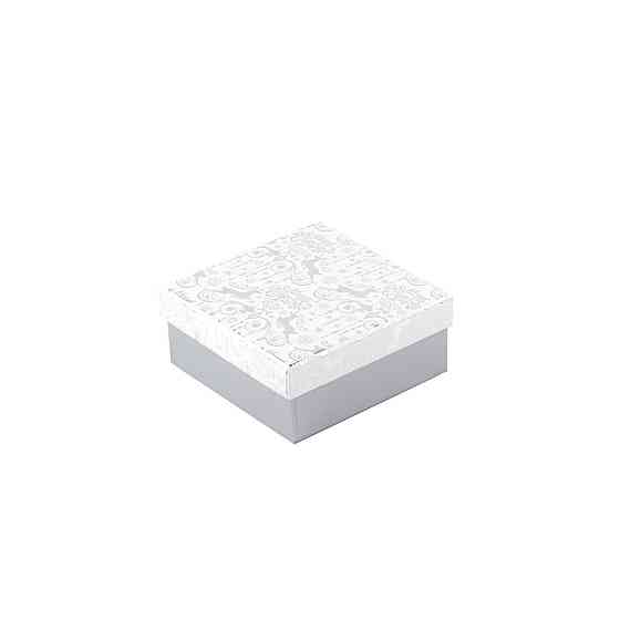 Коробка подарункова "Silver" 10 х 10 х 8 см Рівне
