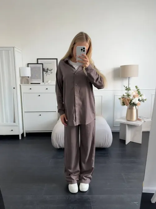 Стильный женский костюм изо льна - удобный комплект на теплое время года. Одесса - изображение 7