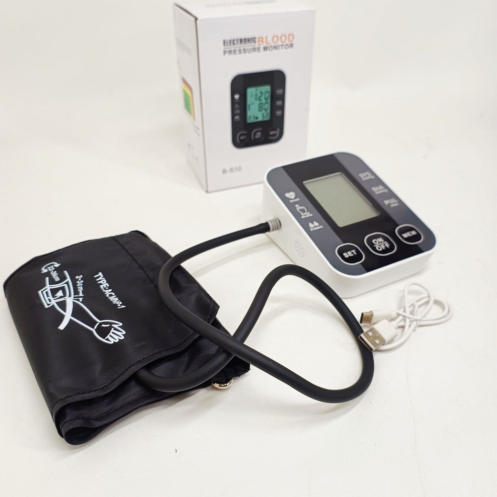 Автоматичний тонометр для вимірювання тиску з роботою від батарей USB РК-дисплеєм індикатором заряду NY-35 Львів - фото 7