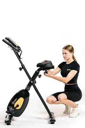 Складаний домашній велотренажер Besport до 130 кг із системою магнітного опору Велотренажер для схуднення Київ