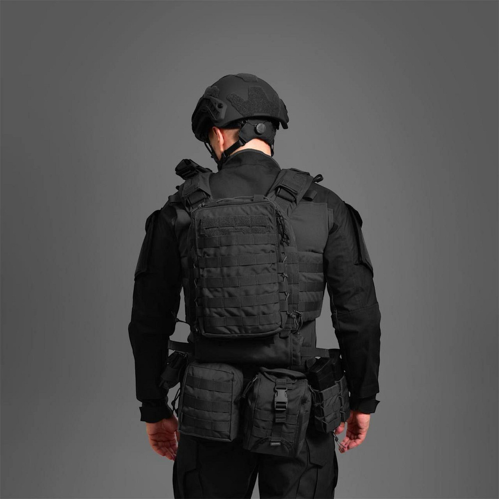 Плитоноска тактична без плит MPS М8 Pro Cordura 1000 Чорний Вінниця - фото 5