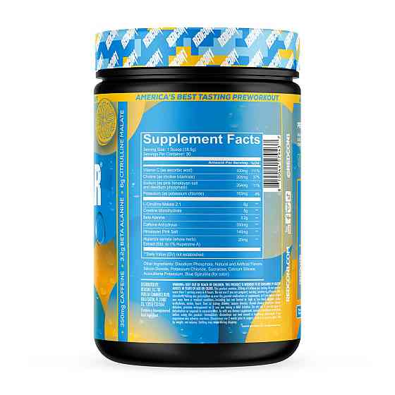 Предтренировочный комплекс Redcon1 TOTAL WAR Reloaded 555 г, Icy Blue Lemonade Луцк