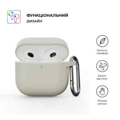 Чехол для наушников Armorstandart Hang Case для Apple AirPods 4 Antique white (ARM81279) Винница
