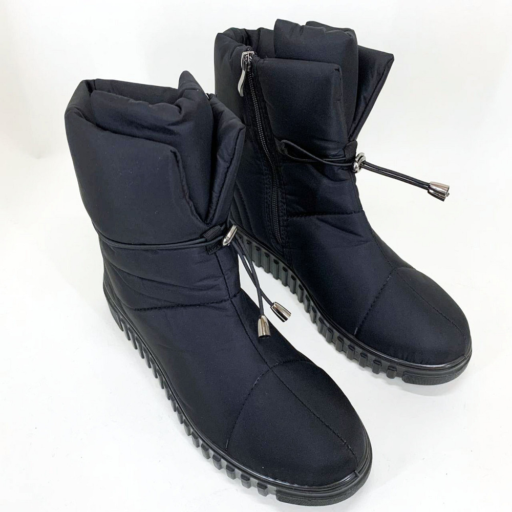 Домашние чуни женские 38р 25см, Женские дутики из текстиля, Дачные галоши Галоши на меху LW-46 Львов - изображение 7