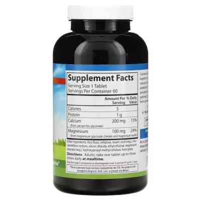 Мінерали Carlson Кальцій-Магній Хелатний, Chelated Cal-Mag, 60 таблеток (CL5470) Вінниця