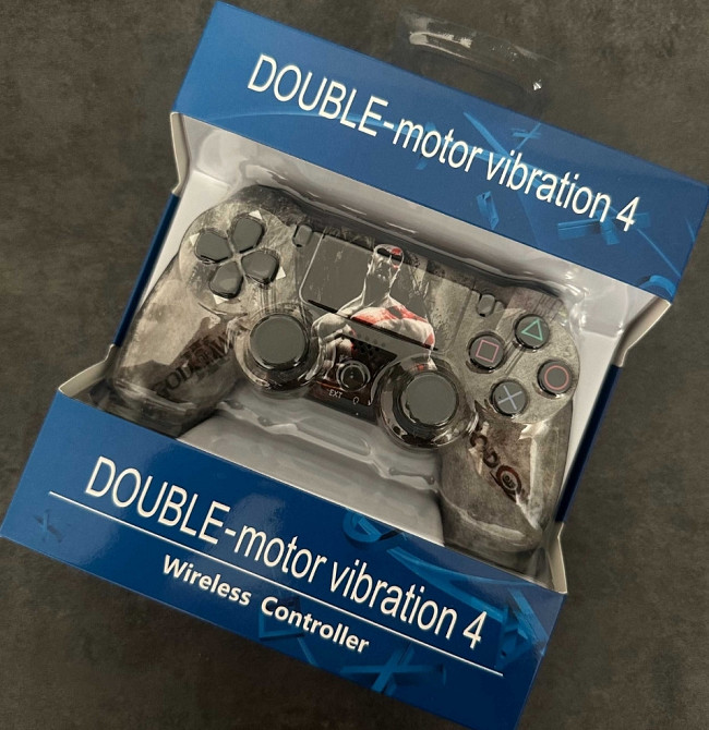 Беспроводной геймпад PS4 God of War Double Motor Vibration 4 контроллер. Киев - изображение 1