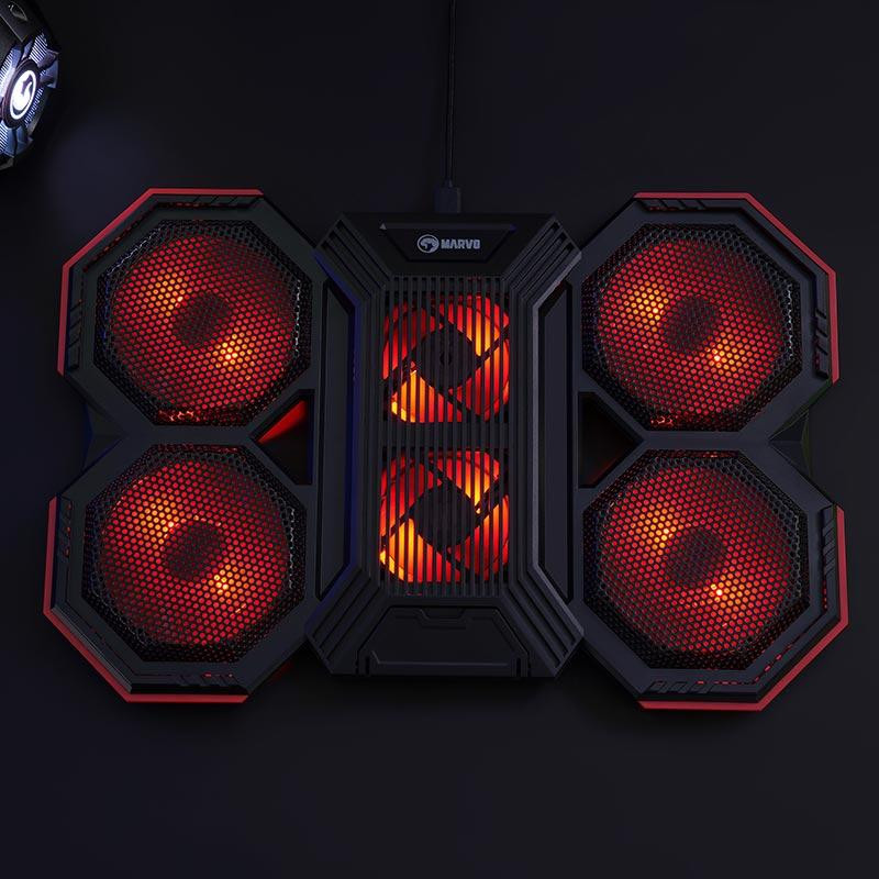 Підставка-кулер для ноутбука MARVO FN-41, чорний Вінниця - фото 5