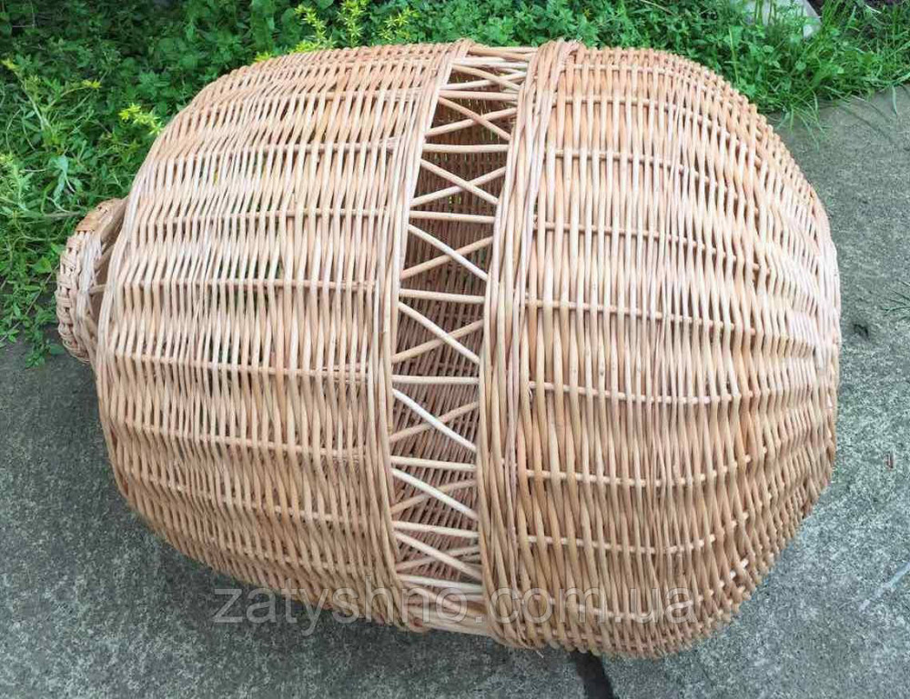 Плетена люстра фігурна | люстри плетена з лози  | люстра плетена в ресторан Київ - фото 5