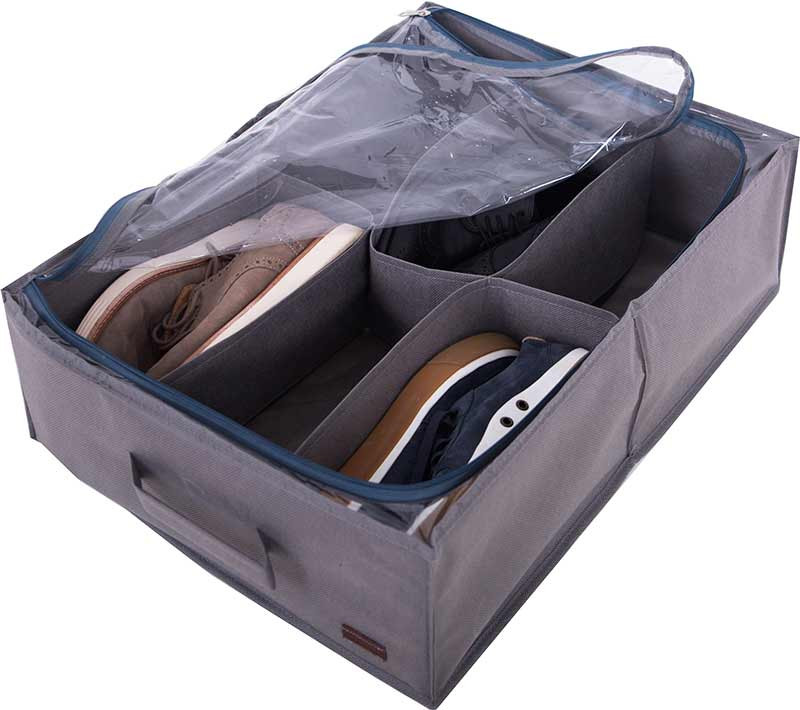 Органайзер для зберігання взуття на 6 пар Grey-O-6 (Сірий) Суми - фото 1