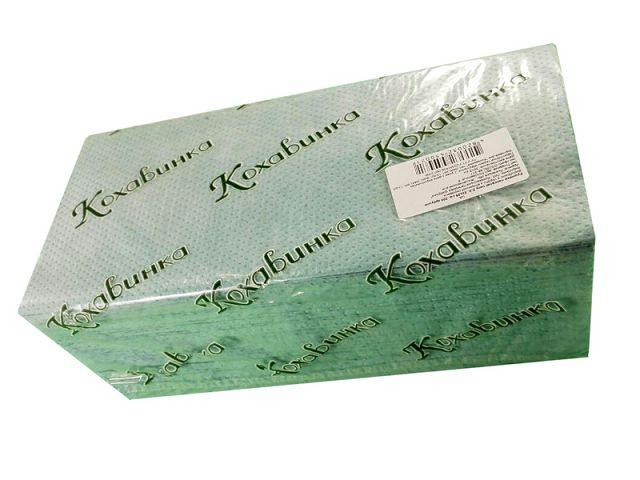 Листовое бумажное полотенце V/V зеленое(200 листов) Кохавинка  (1 пачка) Харьков - изображение 7