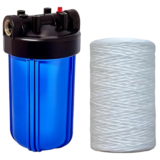 Колба фільтру для холодної води Koer KV-29-1 ВВ10 (колба, картридж PPR нитка) 8 атмосфер 1" (KR5447) Київ