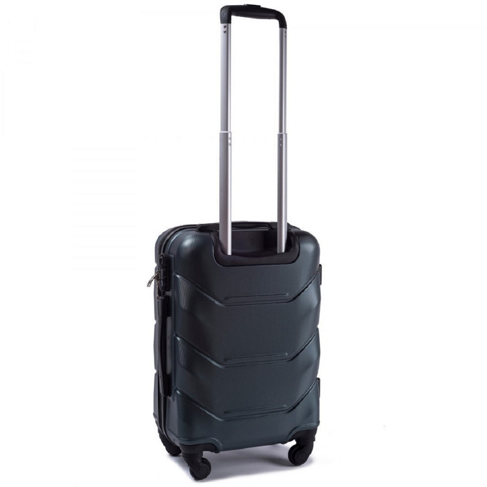 Чемодан пластиковый WINGS 147 малый 55 см темно-зеленый Киев - изображение 2