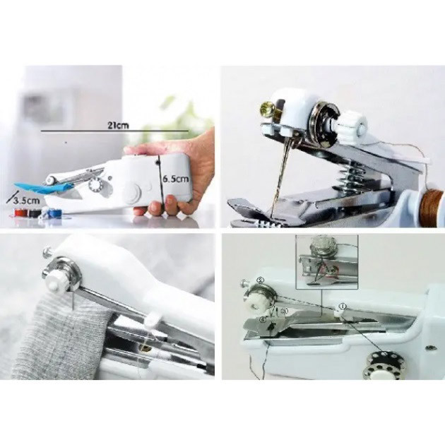 Міні-машинка швейна дитяча, Ручна швейна машинка, Швейні машини з батарейками, Машинка для шиття дитяча UO-70 Івано-Франківськ - фото 6