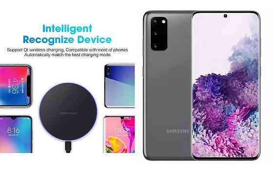 Беспроводное зарядное устройство Copper до 30W для Nothing Phone (1), USB-C, LED Киев