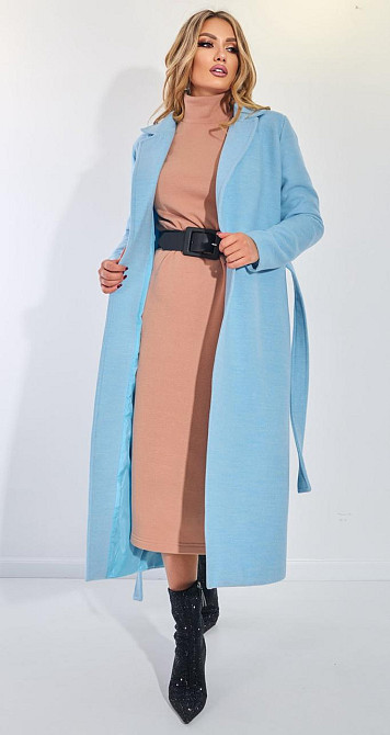 Кашемірове пальто з розрізами (42) Київ - фото 6