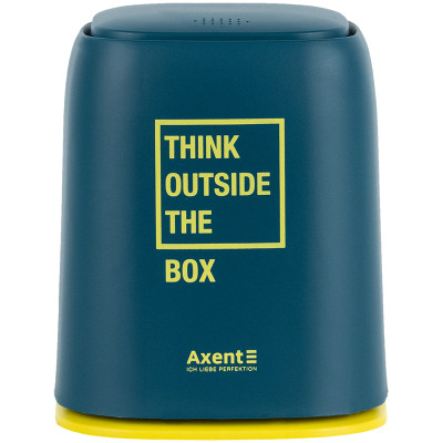 Кошик для паперів Axent Настільний контейнер для сміття, прямокутний, синій індіго (2133-47-A) Вінниця - фото 1