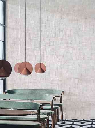 Шпалери вінілові на флізеліні гарячого тиснення DU&KA 1.06х10 вензель основа під штукатурку сірі коричневі Київ