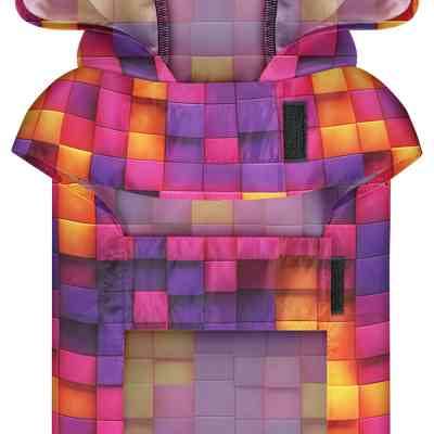 Дождевик для животных WAUDOG Clothes Накидка с капюшоном Кубы 3Д L (358-4057) Винница