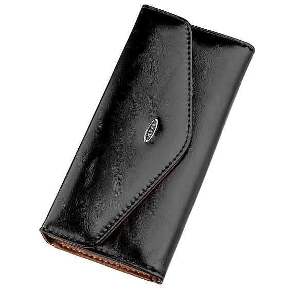 Кошелек женский из гладкой экокожи KIVI 19073 Черный Киев