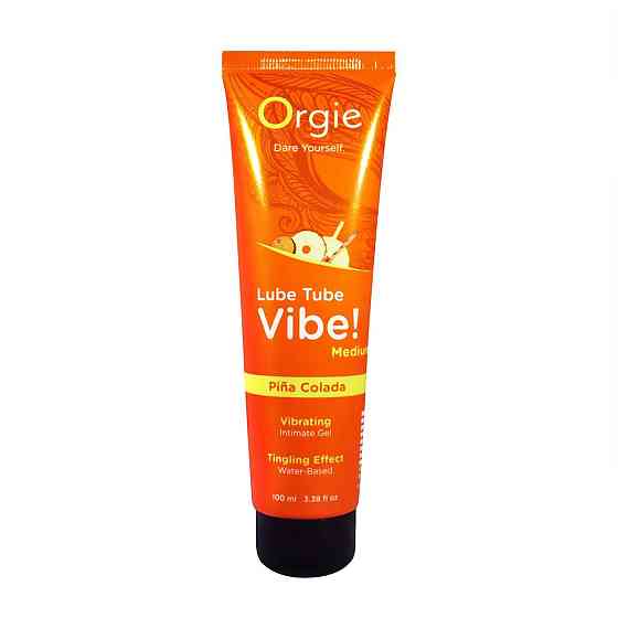 Вібролубрикант Orgie Lube Tube Vibe! Pina Colada 100 мл Sex Aura Київ