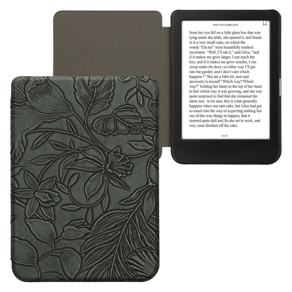 Чохол фліп-кейс kwmobile для Kobo Clara BW/Clara Colour Tolino Shine (5)/Shine Colour зелений еко-шкіра магніт автосон Київ - фото 6
