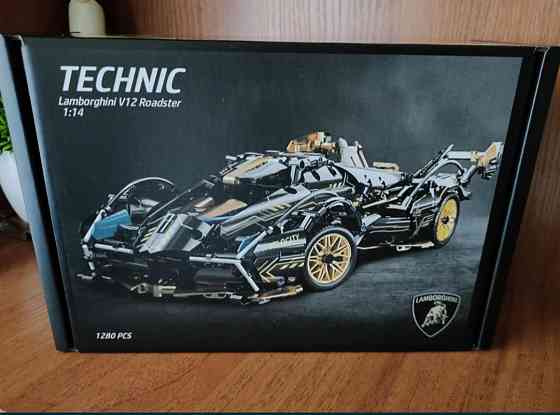 Конструктор Technic 1280 деталей Super car v12 з радіо куруванням маштаб 1:14 Ламборджині супер кар Киев