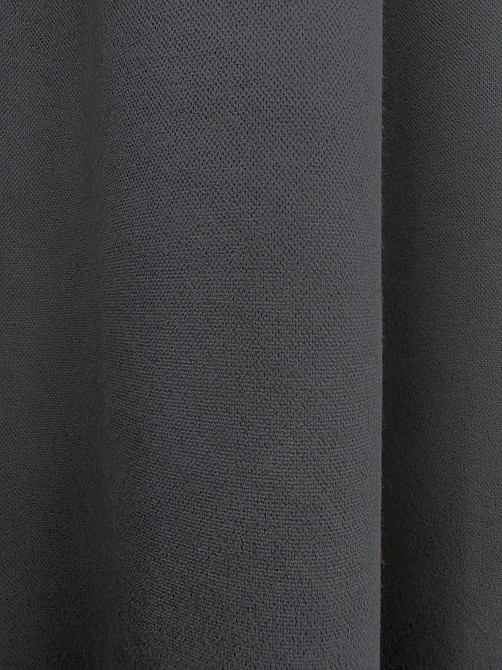 Комплект готових штор VR-Textil Мікровелюр Petek № 1495ш Темно-сірий 100х290 см 2 шт (31-711) Київ - фото 16