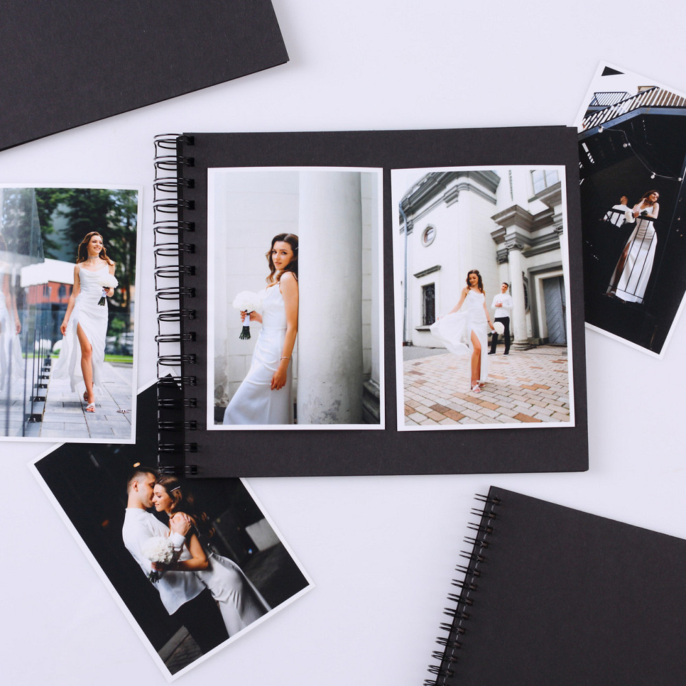 Альбом на пружині 20х23 см 40 сторінок Чорний Тернополь - изображение 5