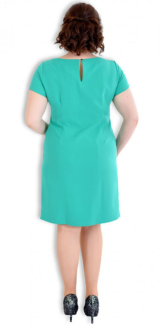 Красивое красное платье большого размера (48) Киев - изображение 4