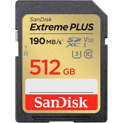 Карта пам&apos;яті SanDisk 512GB SDXC class 10 UHS-I Extreme Plus (SDSDXWV-512G-GNCIN) Вінниця