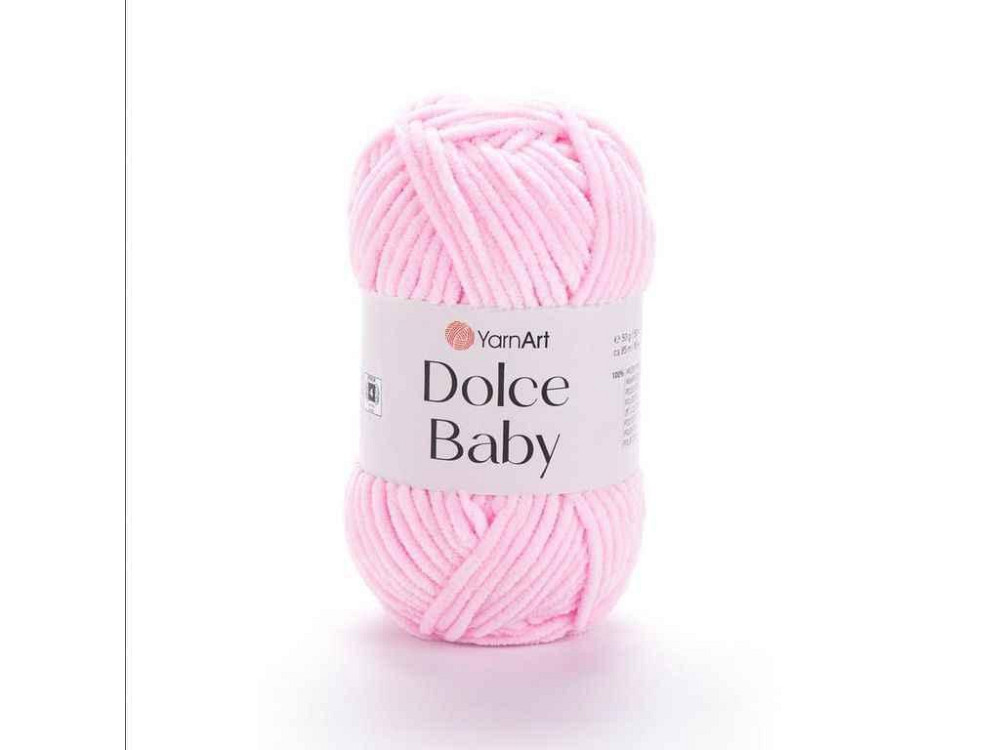 Пряжа Dolce Baby розовый 100% микрополиэстр 85м 50г 5шт/уп 750 ТМ YarnArt Киев - изображение 1