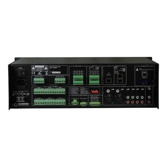 Підсилювач-контролер CMX EVAC-240, 6 зон, 19