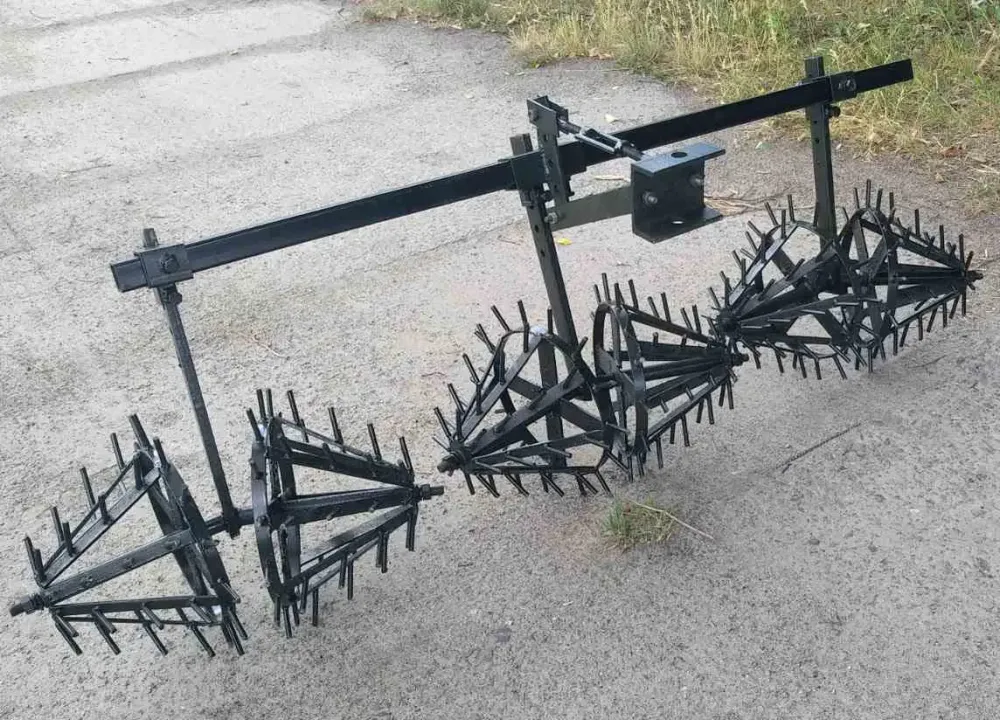 Культиватор-ёж 3-корпусный для мототрактора (3х-точка, ширина 38–53 см) Харьков - изображение 4
