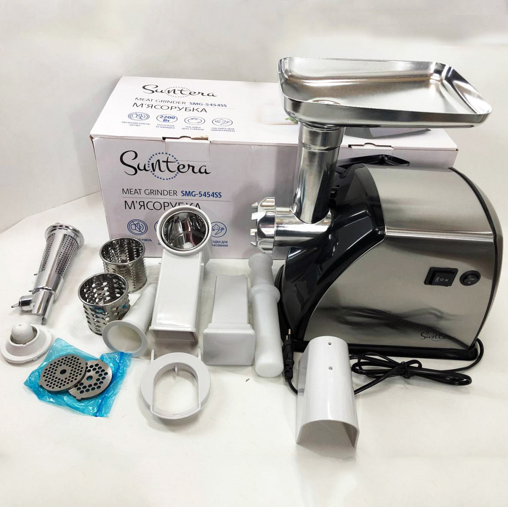 Електричні м'ясорубки для громадського харчування, Потужна м'ясорубка для домашнього використання XK-41 Львів - фото 19