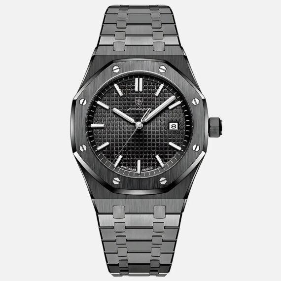 Мужские наручные часы Poedagar Morion (Черные) Киев - изображение 1