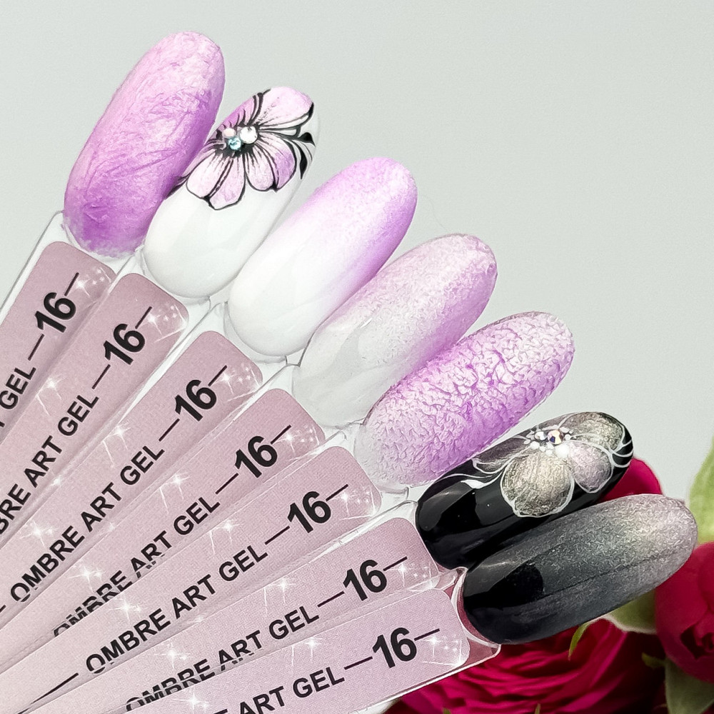 Гель-фарба для омбре Crooz Art gel ombre №16 3мл Херсон - изображение 1