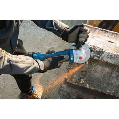 Шлифовальная машина Bosch GWS 180-LI, акум., 18В, 125мм, М14, 1,6кг (без АКБ и ЗУ) (0.601.9H9.020) Винница