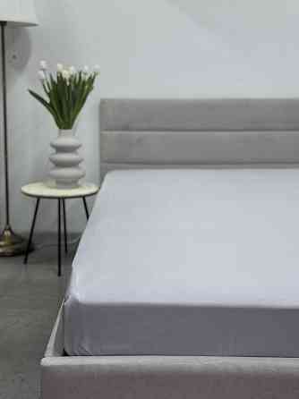 Ecotton Простирадло на резинці 140х200 см сірий Light Grey 24577 Київ