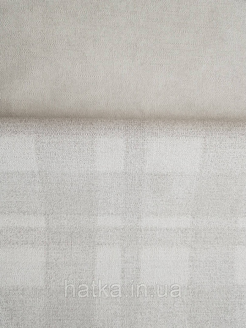 Шпалери вінілові на флізелін гарячого тиснення Marburg Natural vibes метрові клітка під тканина світло сірі Київ - фото 3