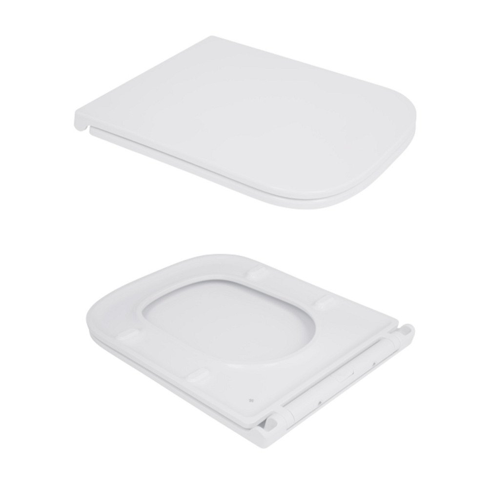 Унітаз-компакт Qtap Cardinal Ultra Quiet безобідковий із сидінням Soft-close QT04222168AUQ3W Київ - фото 8