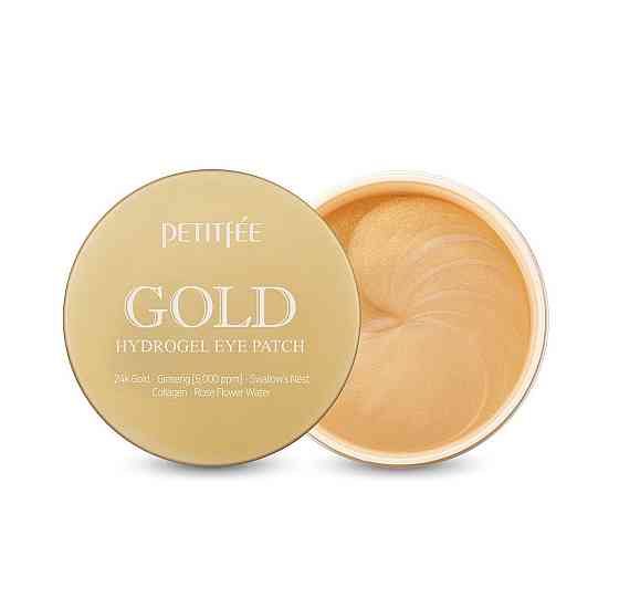 Гидрогелевые патчи для глаз Золото Gold Hydrogel Eye Patch Petitfee & Koelf 60 шт Киев